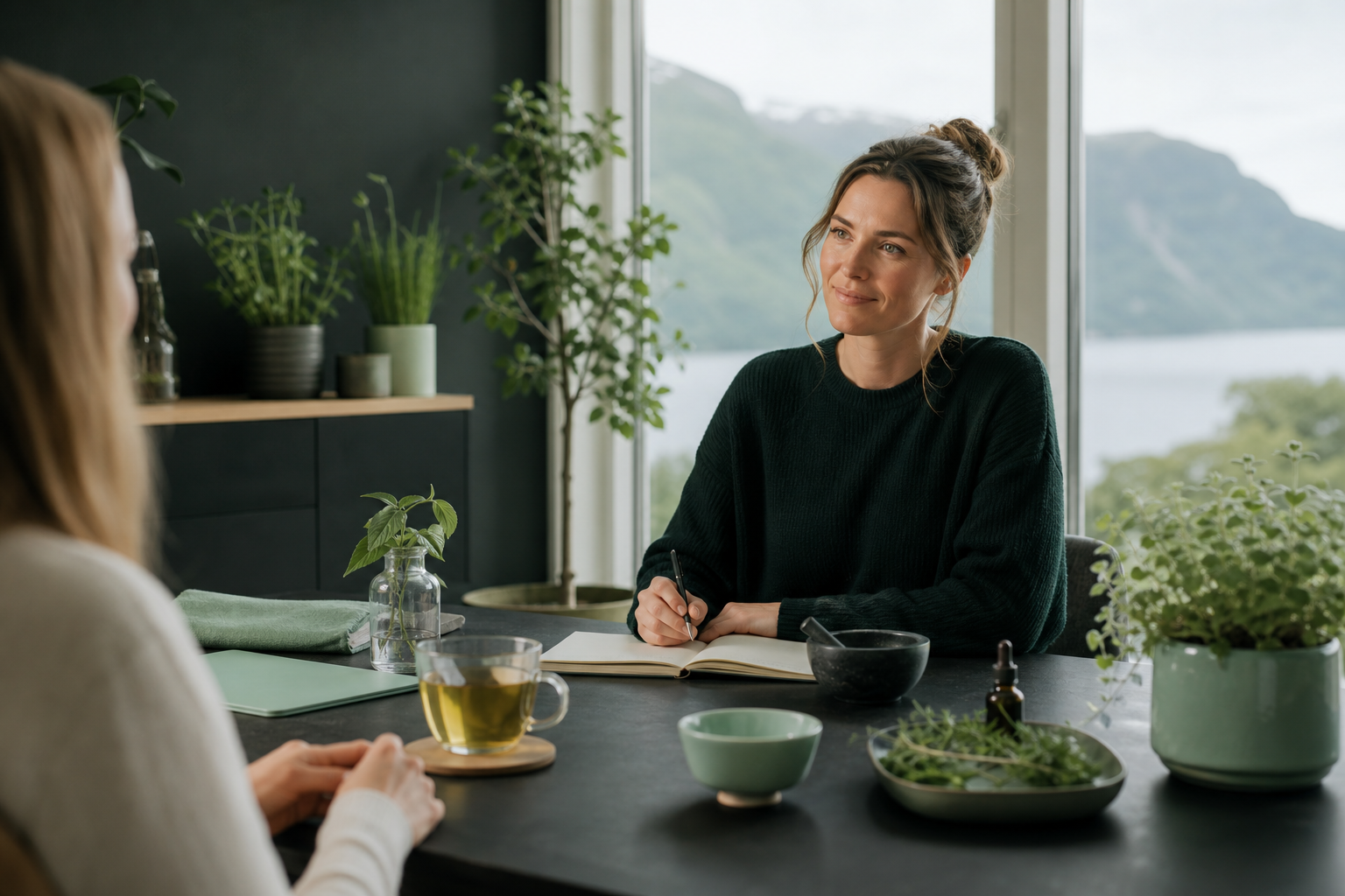 Cleansedrainnatu konsultasjonsrom for livsstilsveiledning i Bergen